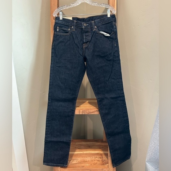 Abercrombie & Fitch Super Skinny High Rise Dark Wash Stretch Jegging Jeans 31    - Picture 1 of 10